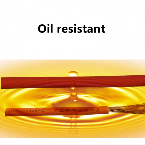 new energy vehicle high voltage cable EV 13 11 9 7 5 AWG 1meters anti-aging XLPE insulated pure copper charging pile power cable