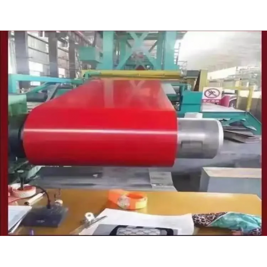 #good quality hot dip zinc unique red grey aluminium ppgi ppgl color coated steel coil galvanized roofing sheet prepainted