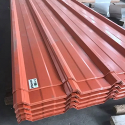 #Zinc coated hot rolled 22 gauge corrugated galvanized steel sheet metal roofing price