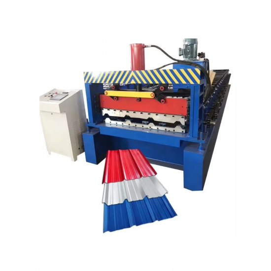 Wall Panel Press Tile TR4 IBR Roof Sheet Roll Forming Machine Automatic Metal Roofing Panel Production Line for Construction​