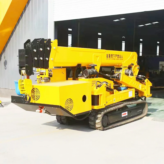 3ton Spider Crane Lifting Height 14m Hydraulic Telescopic Long Boom with Fly Jib Mini Crawler Spider Crane Lifting Equipm 3ton Spider Crane Lifting Height 14m Hydraulic Telescopic Long Boom with Fly Jib Mini Crawler Spider Crane Lifting Equipm