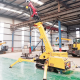 3ton Spider Crane Lifting Height 14m Hydraulic Telescopic Long Boom with Fly Jib Mini Crawler Spider Crane Lifting Equipm 3ton Spider Crane Lifting Height 14m Hydraulic Telescopic Long Boom with Fly Jib Mini Crawler Spider Crane Lifting Equipm