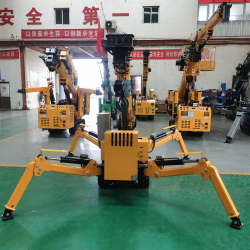 1.5 Ton 5 Ton Spider Crane Telescopic Boom Mini Crawler Mobile Crane Mini Crawler Crane