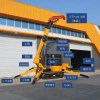 YG Mobile Hydraulic Crane 3 Ton 5ton 8ton 10ton Telescopic Boom 360 Degree Mini Crawler Lifting Spider Crane With Fly Jib