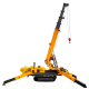 Customized 3 ton telescopic boom hydraulic construction crane mobile spider crane mini spider crawler crane Customized 3 ton telescopic boom hydraulic construction crane mobile spider crane mini spider crawler crane