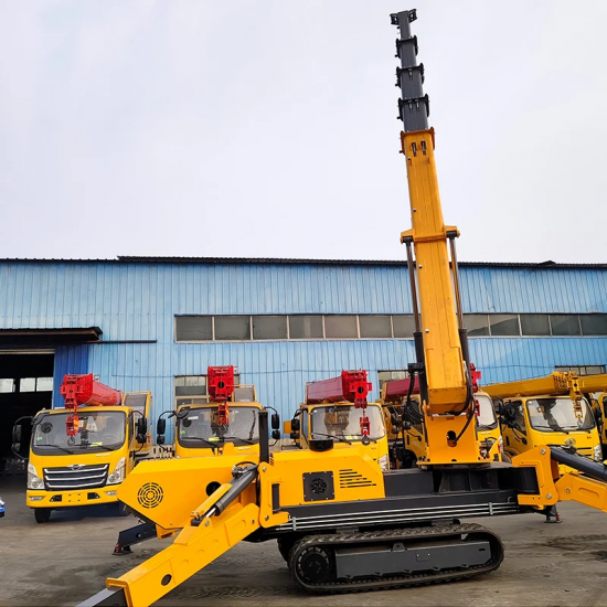 Customized 3 ton telescopic boom hydraulic construction crane mobile spider crane mini spider crawler crane Customized 3 ton telescopic boom hydraulic construction crane mobile spider crane mini spider crawler crane