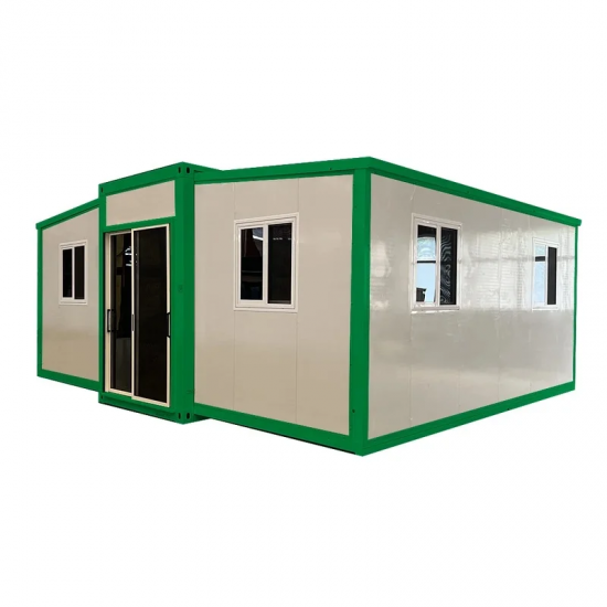 20ft Shipping Container Prefabricated Modular Home 3 Bedroom Expandable Tiny House for Villa or Hotel Use