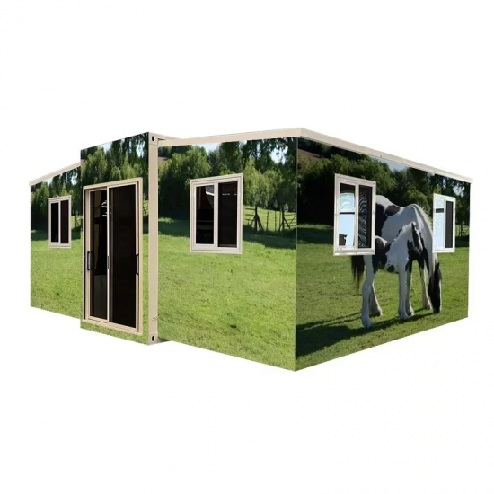 20ft Shipping Container Prefabricated Modular Home 3 Bedroom Expandable Tiny House for Villa or Hotel Use